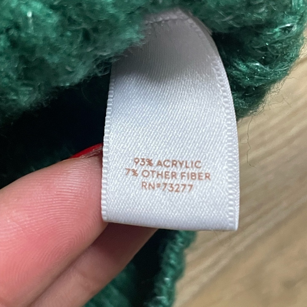 LC Lauren Conrad Emerald Knit Sweater - Picture 9 of 11